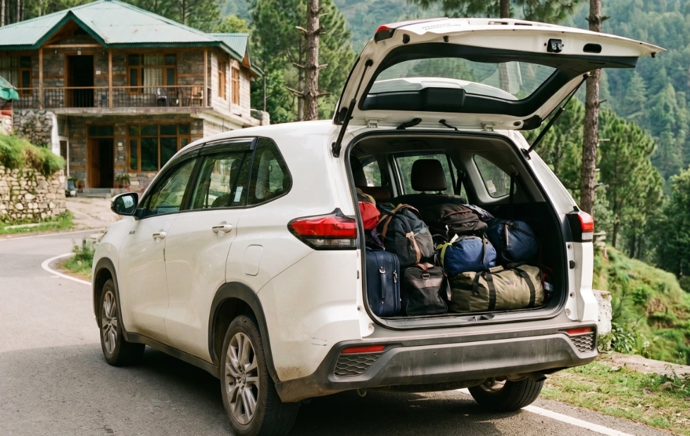 Comfortable Innova Hycross rental in Coimbatore for family holiday travels and outings.