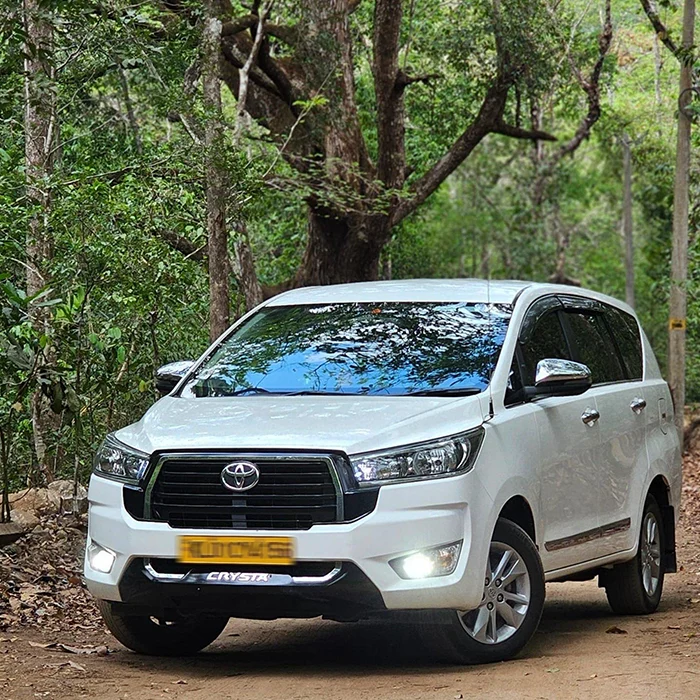 Innova Crysta car available for hourly daily weekly and monthly rental in Coimbatore